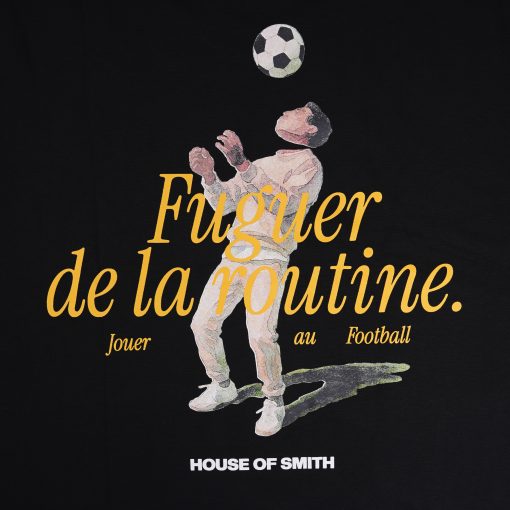 House of Smith Kaos Oversize Pria - Fuguer Oversize Tshirt Black - Oversize T Shirt - Image 3