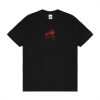House of Smith Kaos Pria Lengan Pendek - Vulcan Logo Regular Black - T Shirt