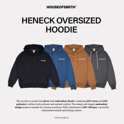 House of Smith Sweater Hoodie Oversize Pria - Heneck Oversized Hoodie