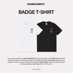 House of Smith Kaos Pria Lengan Pendek - Badge Tshirt - T Shirt