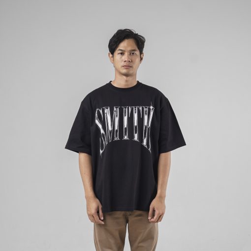 House of Smith Kaos Oversize Pria - Chrome Tshirt Oversized Black - Oversize T Shirt - Image 3