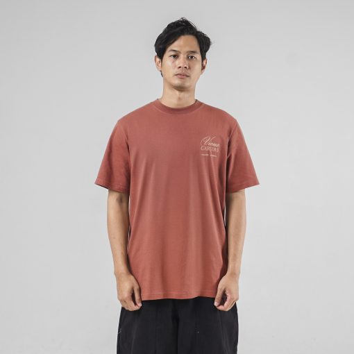 House of Smith Kaos Pria Lengan Pendek - Vieux Garcons Tshirt Dk Pink - T Shirt - Image 6