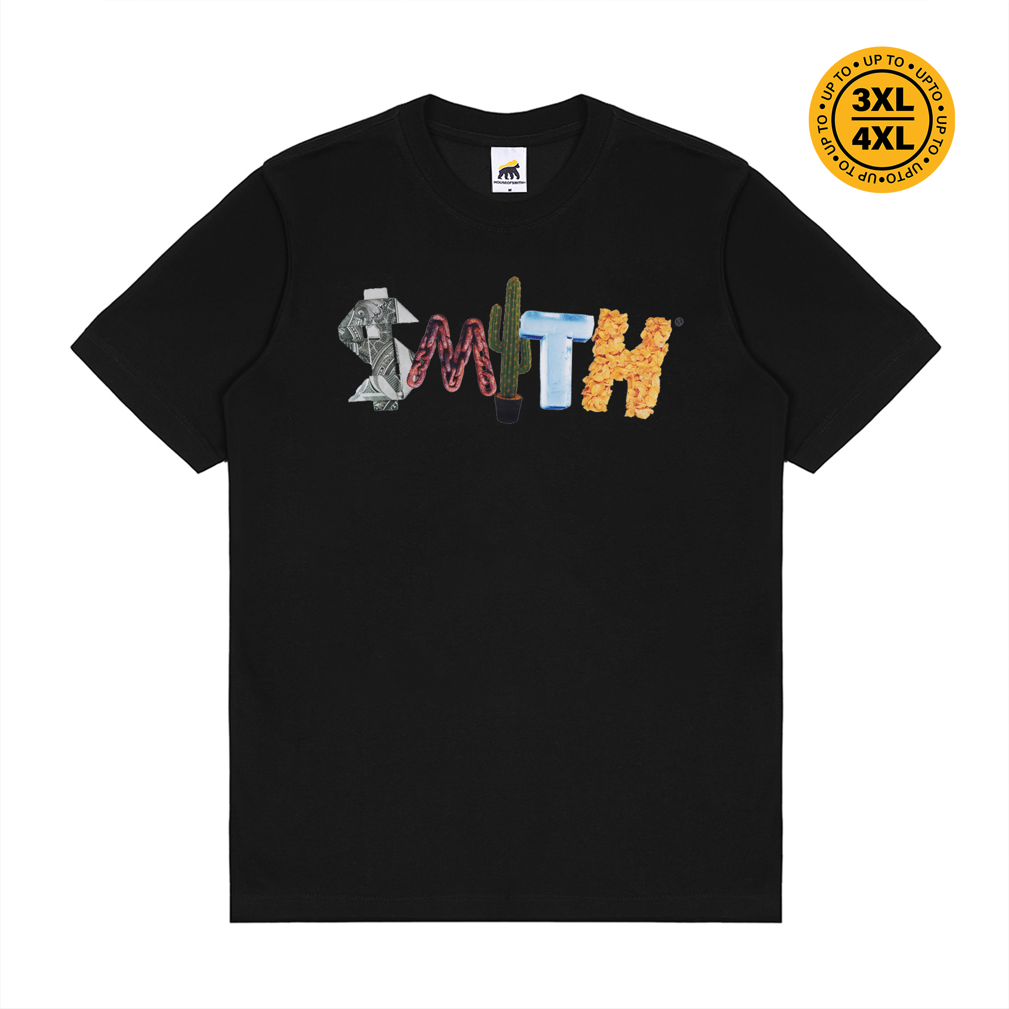 House of Smith Kaos Pria Lengan Pendek - Element Tshirt Black #4 - T Shirt
