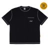 House of Smith Kaos Oversize Pria - Smith Pocket Oversized Tshirt Black #3 - Oversize T Shirt