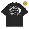 House of Smith Kaos Oversize Pria - Starcircle Heavyweight Oversized Tshirt Black #2 - Oversize T Shirt