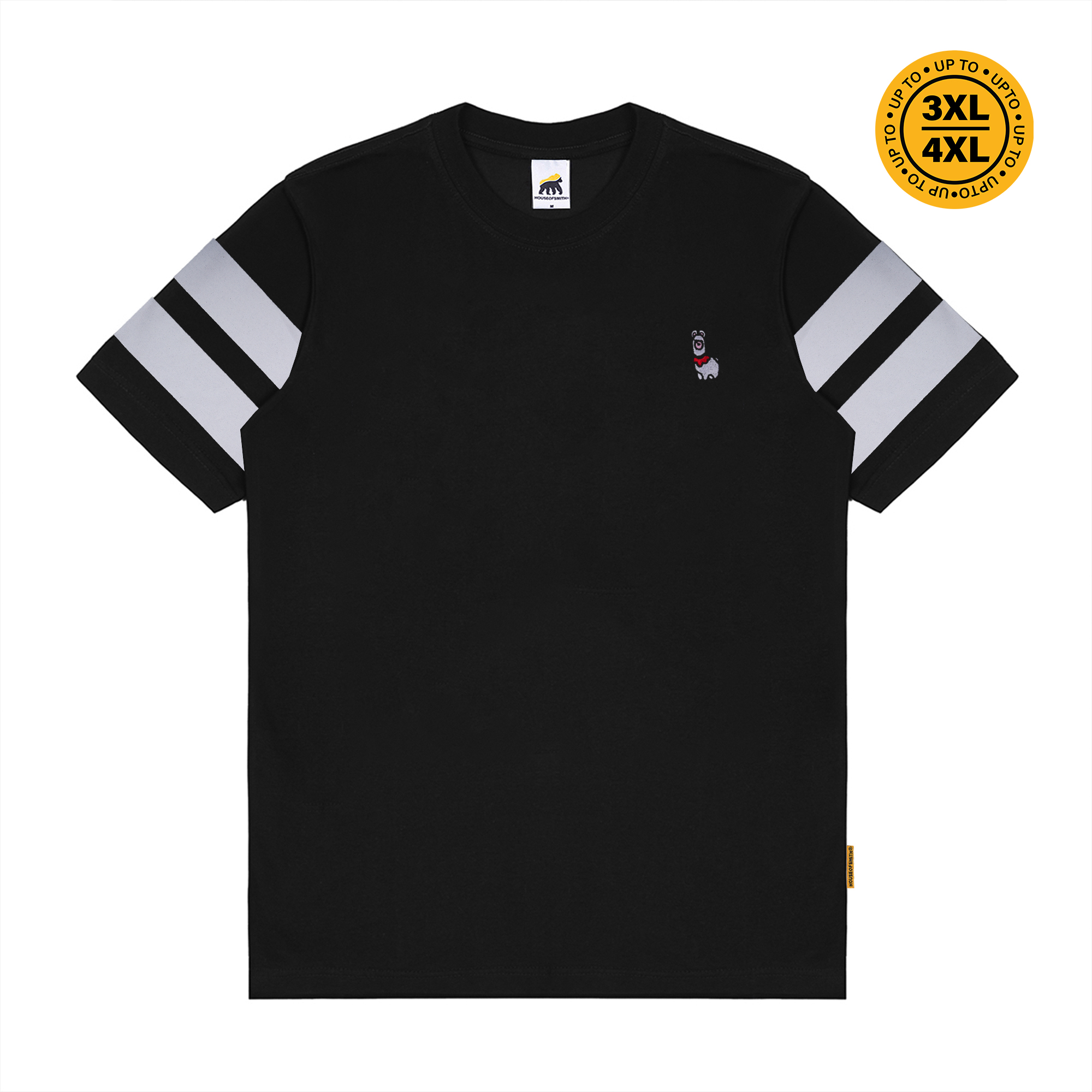 House of Smith Kaos Pria Lengan Pendek - Stripaca Tshirt Black #3 - T Shirt