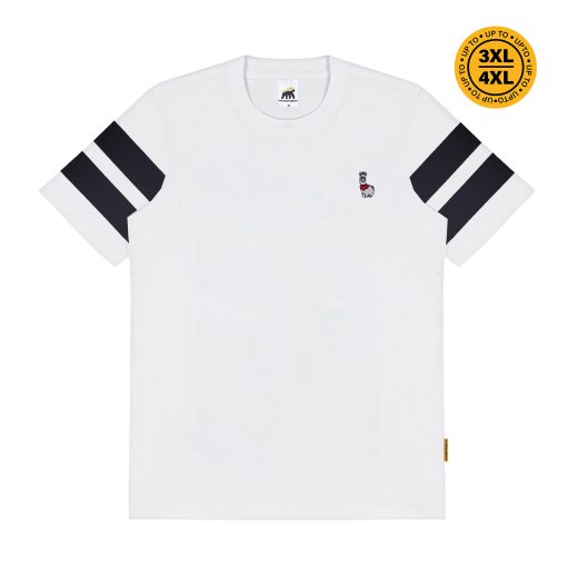 House of Smith Kaos Pria Lengan Pendek - Stripaca Tshirt White #2 - T Shirt