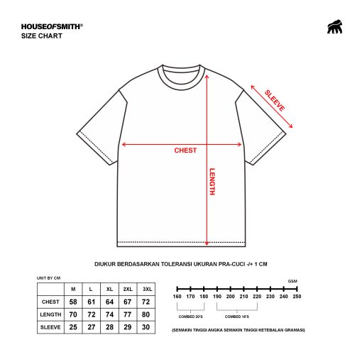 House of Smith Kaos Oversize Pria - Wirepace Heavyweight Oversized Tshirt Grey - Oversize T Shirt - Image 3