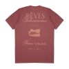 House of Smith Kaos Pria Lengan Pendek - Vieux Garcons Tshirt Dk Pink - T Shirt