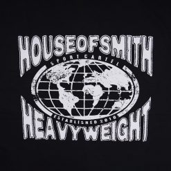 Alternative view of House of Smith Kaos Oversize Pria - Gruns Oversized Black - Oversize T Shirt