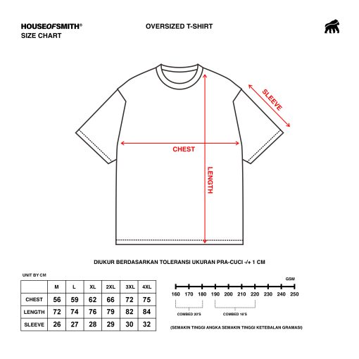 House of Smith Kaos Oversize Pria - Dweller Heavyweight Oversized Tshirt Black - Oversize T Shirt - Image 7