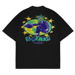 House of Smith Kaos Oversize Pria - Dweller Heavyweight Oversized Tshirt Black - Oversize T Shirt