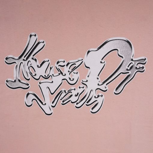 House of Smith Kaos Oversize Pria - Chromiq Heavyweight Oversized Tshirt Dusty Pink - Oversize T Shirt - Image 2