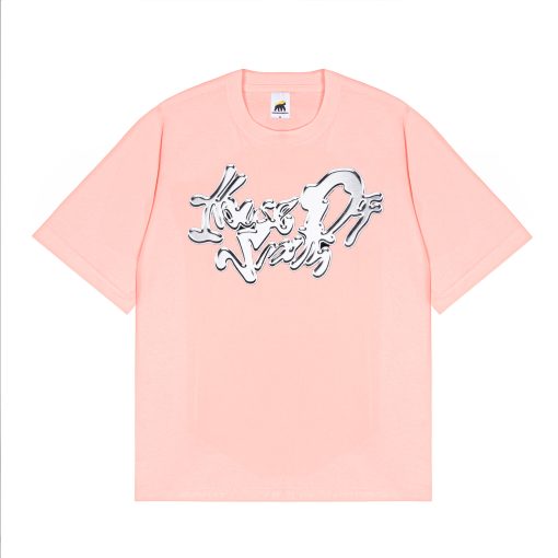House of Smith Kaos Oversize Pria - Chromiq Heavyweight Oversized Tshirt Dusty Pink - Oversize T Shirt
