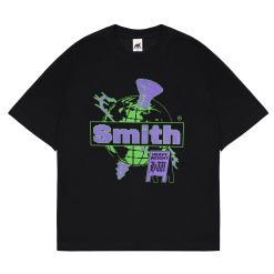 House of Smith Kaos Oversize Pria - Scrowld Heavyweight Oversized Tshirt Black - Oversize T Shirt