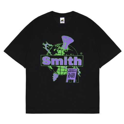 House of Smith Kaos Oversize Pria - Scrowld Heavyweight Oversized Tshirt Black - Oversize T Shirt