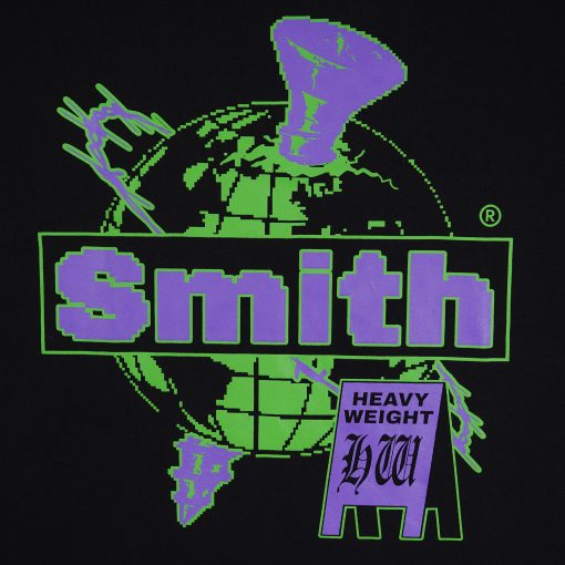 House of Smith Kaos Oversize Pria - Scrowld Heavyweight Oversized Tshirt Black - Oversize T Shirt - Image 2