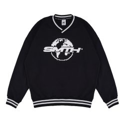 House of Smith Sweater Crewneck Oversize Pria - Vordens Crewneck Black