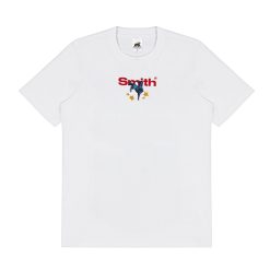 House of Smith Kaos Pria Lengan Pendek - Rounds Tshirt White - T Shirt