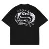 House of Smith Kaos Oversize Pria - Starcircle Heavyweight Oversized Tshirt Black - Oversize T Shirt