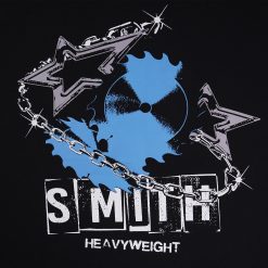 Alternative view of House of Smith Kaos Oversize Pria - Star Chain Heavyweight Oversized Tshirt Black - Oversize T Shirt