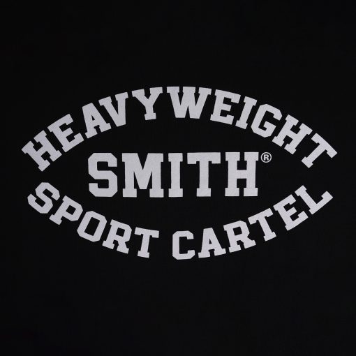 House of Smith Kaos Oversize Pria - Smith Heavyweight Badge Typeface Black - Oversize T Shirt - Image 2
