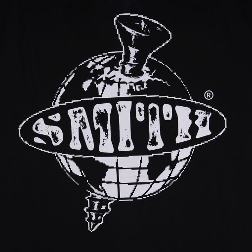House of Smith Kaos Pria Oversize Lengan Panjang - Screwed Long Sleeve Oversized Black - T Shirt Long Sleeve Oversize - Image 3