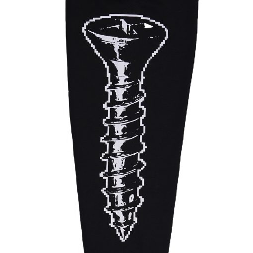 House of Smith Kaos Pria Oversize Lengan Panjang - Screwed Long Sleeve Oversized Black - T Shirt Long Sleeve Oversize - Image 5