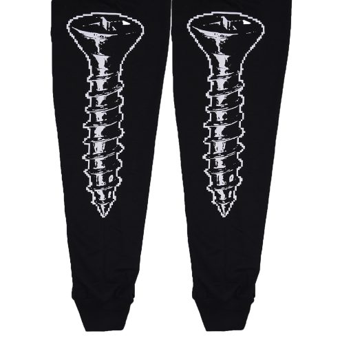 House of Smith Kaos Pria Oversize Lengan Panjang - Screwed Long Sleeve Oversized Black - T Shirt Long Sleeve Oversize - Image 4