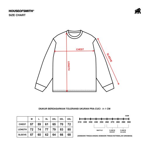 House of Smith Kaos Pria Oversize Lengan Panjang - Screwed Long Sleeve Oversized Black - T Shirt Long Sleeve Oversize - Image 6