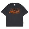 House of Smith Kaos Oversize Pria - Kinetic Heavyweight Oversized Tshirt Dk Grey - Oversize T Shirt