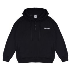 House of Smith Sweater Hoodie Oversize Pria - Heneck Oversized Hoodie Black