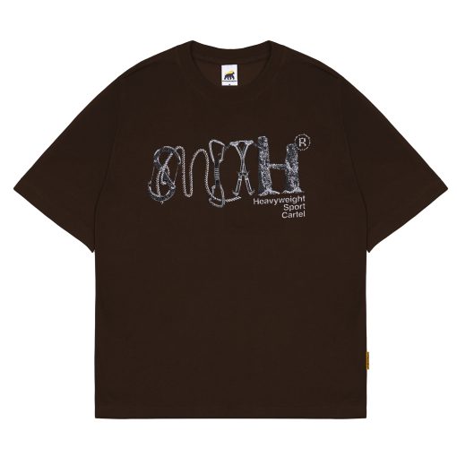 House of Smith Kaos Oversize Pria - Trads Heavyweight Oversized Tshirt Brown - Oversize T Shirt
