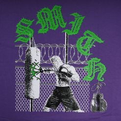 Alternative view of House of Smith Kaos Oversize Pria - Boxcage Heavyweight Oversized Tshirt Purple - Oversize T Shirt