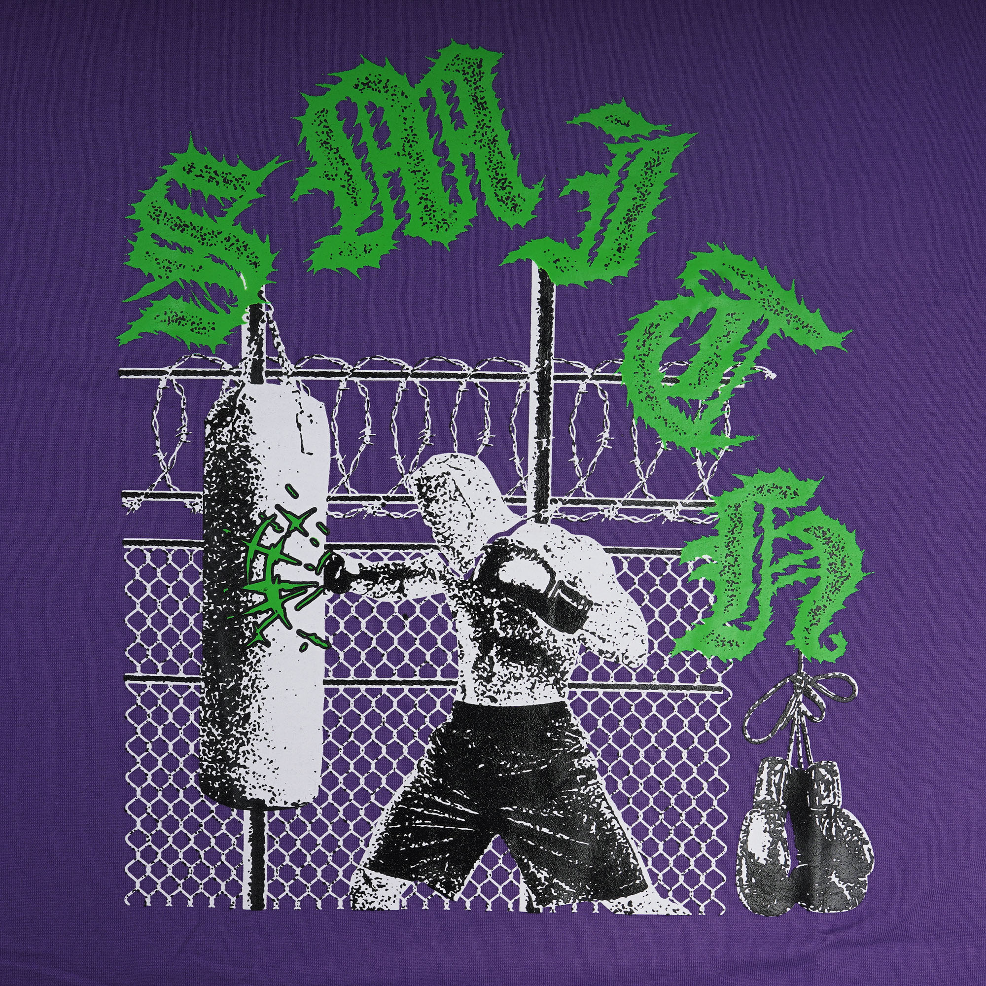 House of Smith Kaos Oversize Pria - Boxcage Heavyweight Oversized Tshirt Purple - Oversize T Shirt - Image 2