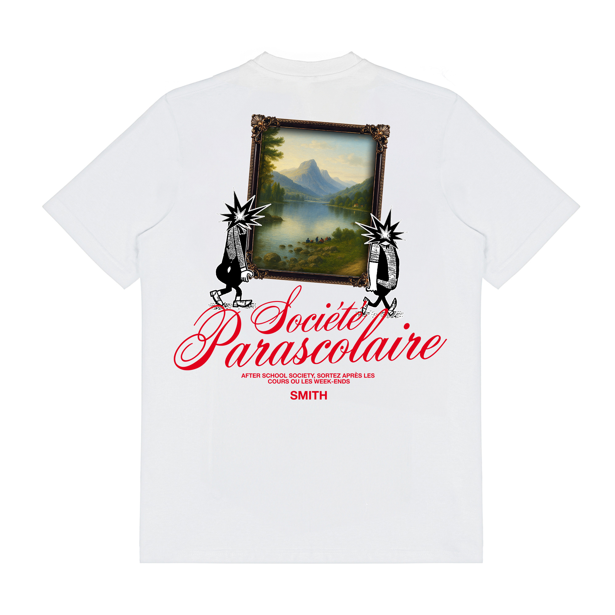 House of Smith Kaos Pria Lengan Pendek - Portrayal Tshirt White - T Shirt