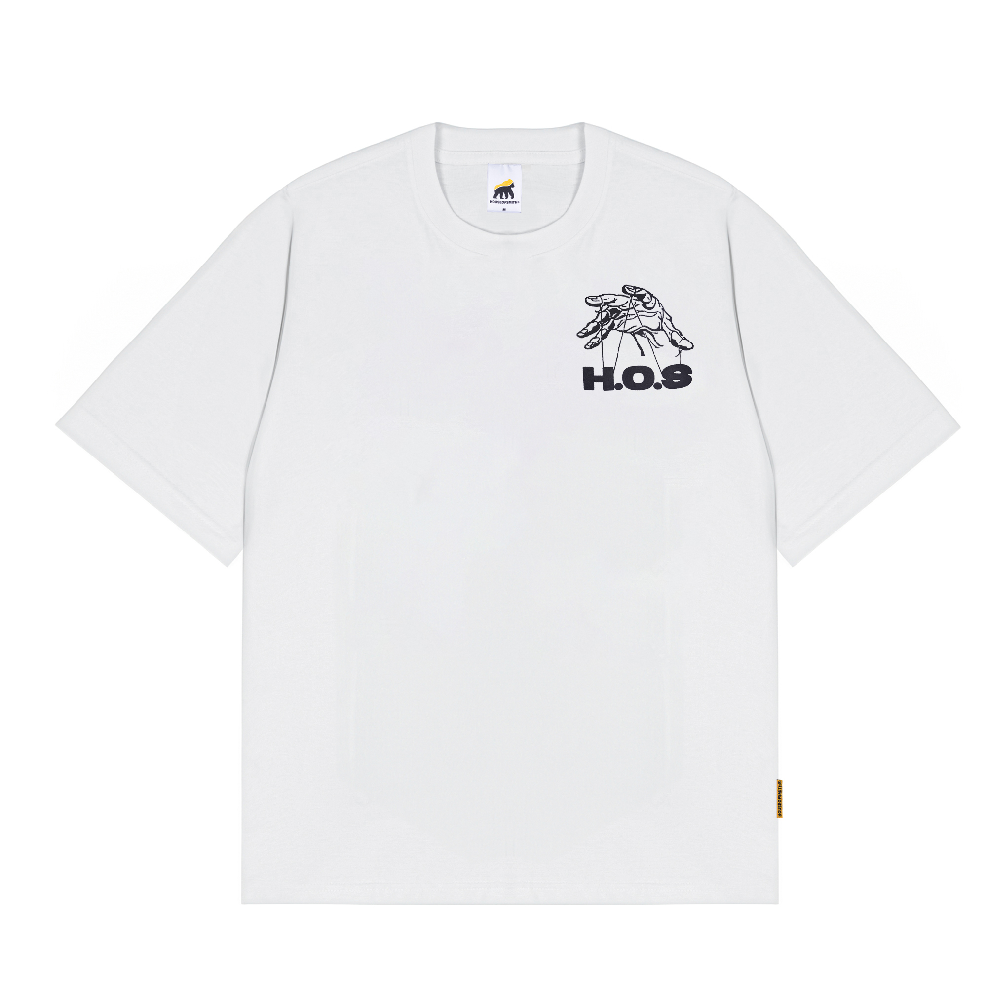 House of Smith Kaos Oversize Pria - Process Heavyweight Oversized Tshirt White - Oversize T Shirt - Image 2