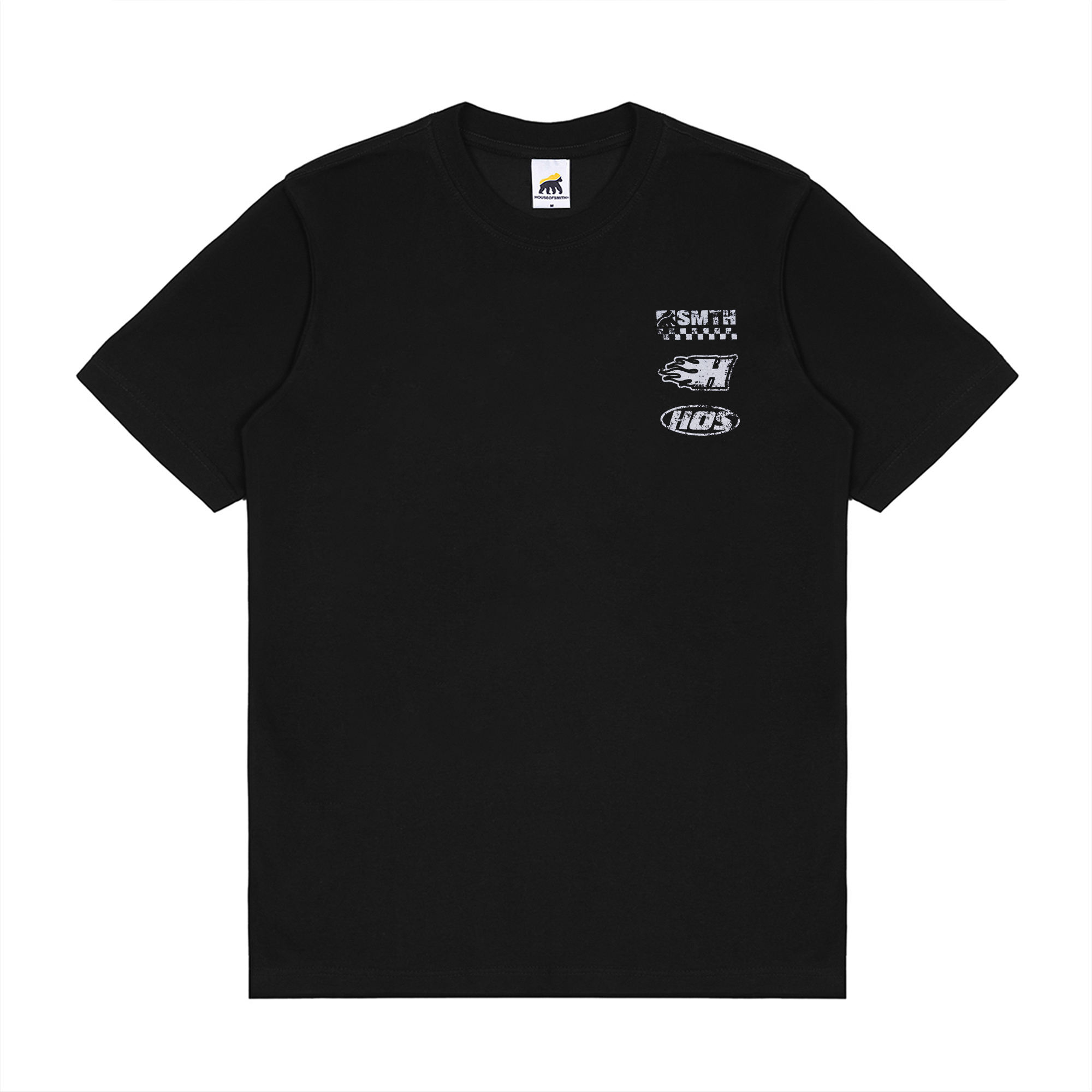 House of Smith Kaos Pria Lengan Pendek - Four Speed Tshirt Black #2 - T Shirt - Image 3