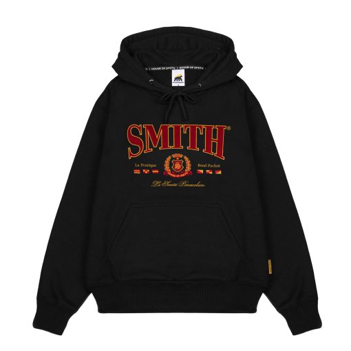 House of Smith Sweater Hoodie Pria - Classic Badge Hoodie Black #2