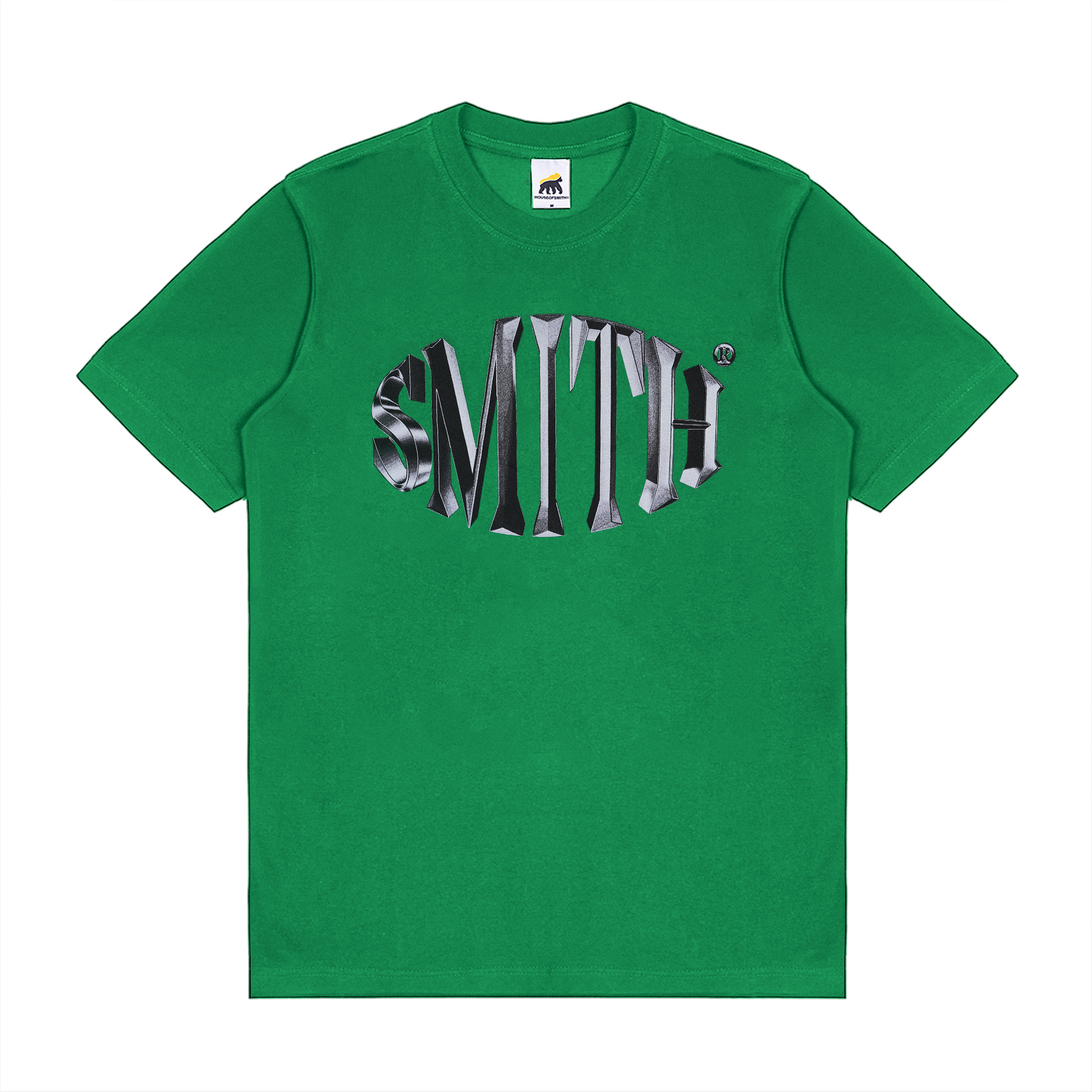 House of Smith Kaos Pria Lengan Pendek - Silverd Tshirt Green - T Shirt