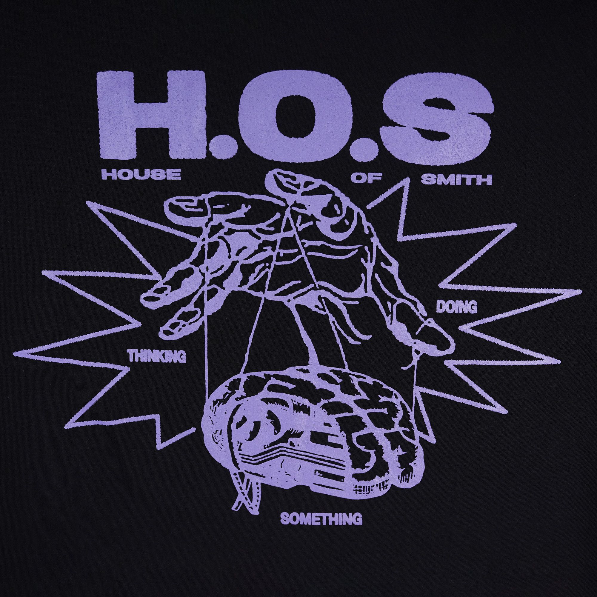 House of Smith Kaos Pria Lengan Pendek - Process Tshirt Black - T Shirt - Image 3