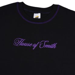 Alternative view of House of Smith Kaos Pria Lengan Pendek - Purple Edge Tee Regular Tshirt Black - T Shirt