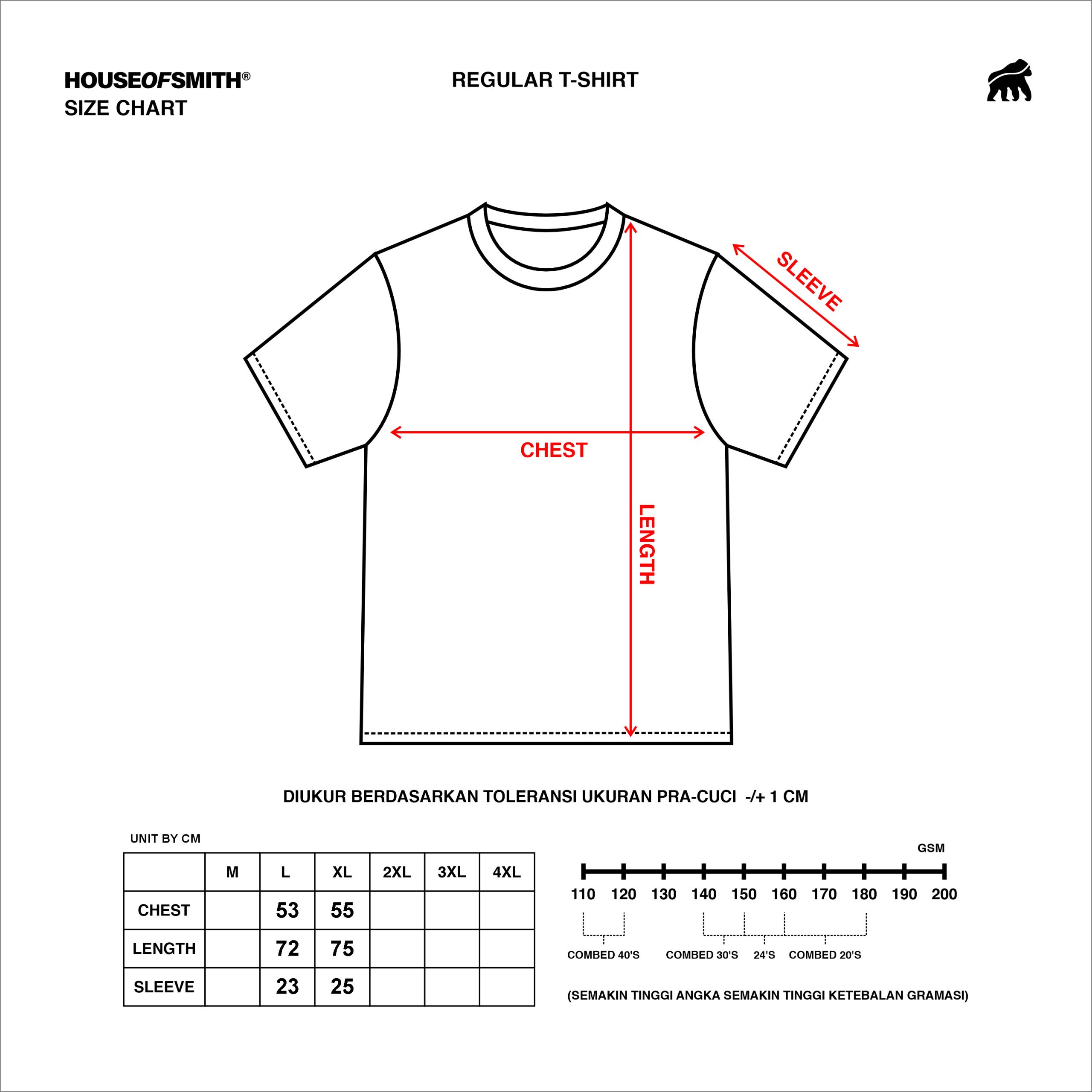 House of Smith Kaos Pria Lengan Pendek - Polish Tshirt White - T Shirt - Image 4