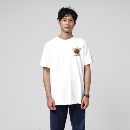 House of Smith Kaos Pria Lengan Pendek - Mind Game White #3 - T Shirt - Image 6