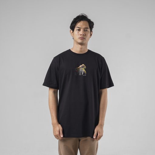 House of Smith Kaos Pria Lengan Pendek - Lush Logo Regular Black #2 - T Shirt - Image 3