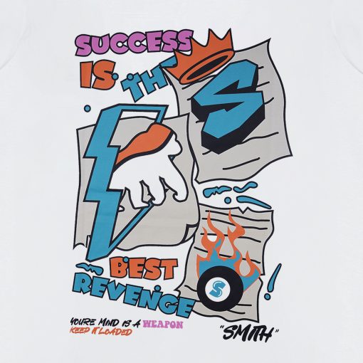 House of Smith Kaos Pria Lengan Pendek - Success White #15 - T Shirt - Image 4