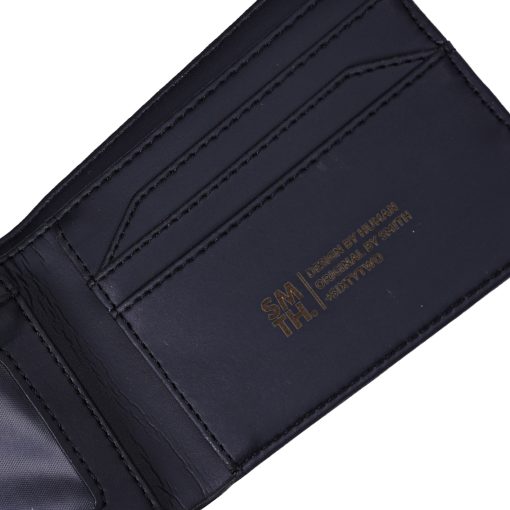 House of Smith Dompet Pria - Wallstripe Nappa Black #3 - Image 6