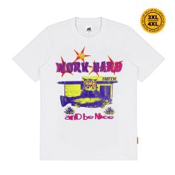 House of Smith Kaos Pria Lengan Pendek - Be Nice Tshirt White - T Shirt
