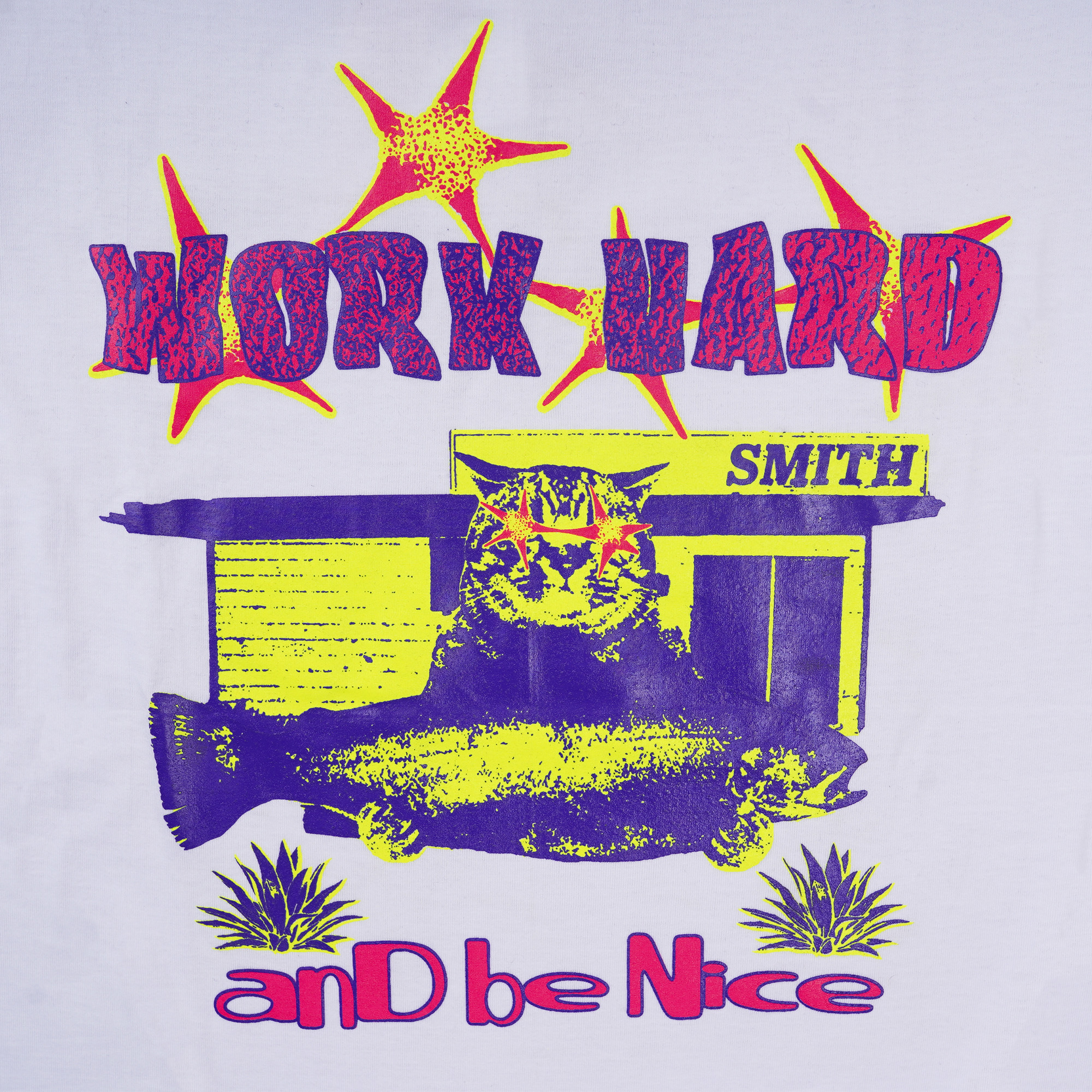 House of Smith Kaos Pria Lengan Pendek - Be Nice Tshirt White - T Shirt - Image 2