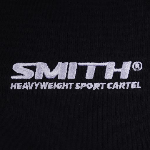 House of Smith Sweater Hoodie Oversize Pria - Double Sleeve Hoodie Black - Image 2